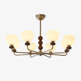 Orb Walnut Chandelier