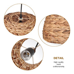 Natural Bowl Farmhouse Coastal Pendant Light