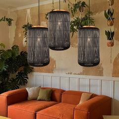 Barrel Hanging Lamp Charcoal