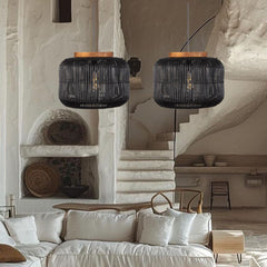 Barrel Hanging Lamp Charcoal
