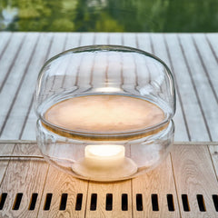 Alabaster Glass Table Lamp