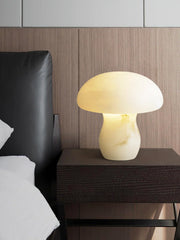Alabaster Modern Mushroom Table Lamp