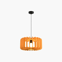 Column Shaped Birdcage Acoustic Pendant Light