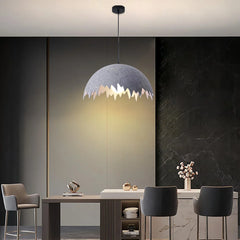 Eggshell Acoustic Pendent Light for Office