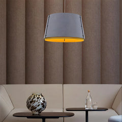 Double Layer Circular Acoustic Pendant Light for Office