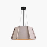 Outward Turning Circular Cone Acoustic Pendant Light