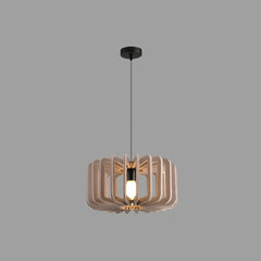 Column Shaped Birdcage Acoustic Pendant Light