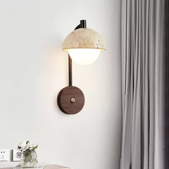 Arco Travertine Wall Lamp