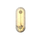 Artistic Brass Alabaster Wall Lamp