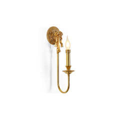 Bow Brass Wall Light