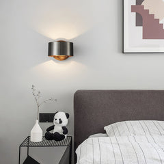 Brass Drum Wall Light