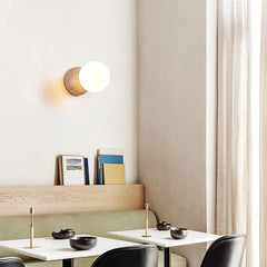 Celestial Travertine Tion Wall Lamp