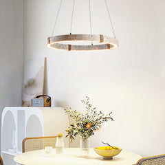 Circle Travertine Pendant Lamp