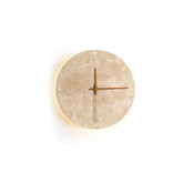 Clock Travertine Wall Lamp