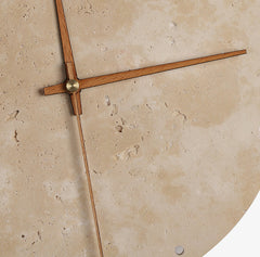 Clock Travertine Wall Lamp