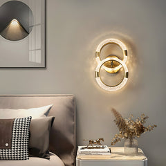 Crystal LED Round Wall Light