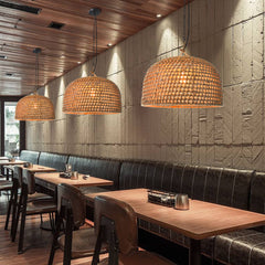 Japanese Wabi-sabi Restaurant Rope Pendant Light