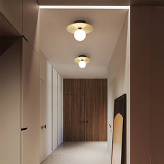 Disc And Sphere Wall Light