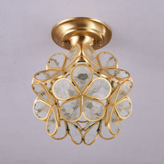 Golden Bloom Ceiling Light