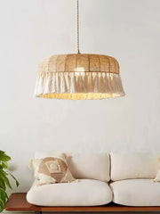 Handwoven Jute Pendant Light
