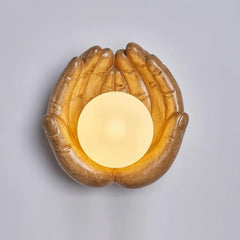 Holding Hands Wall Lamp