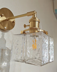 Jewel Glass Brass Wall Lamp
