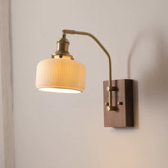 Laura Wood Wall Lamp