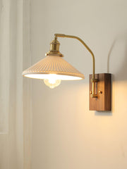 Laura Wood Wall Lamp