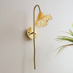 Lotus Amber Wall Sconce