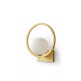 Lunar Brass Wall Light