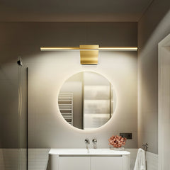 Metallic Streamlined Wall Light