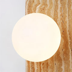 Moon Travertine Wall Light