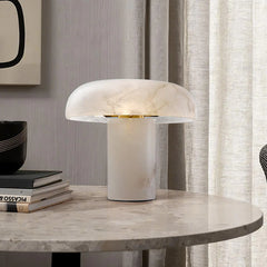 Mushroom Type Alabaster Table Lamp