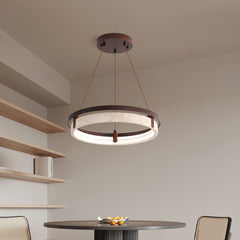 Orbit Travertine Pendant Light