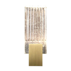 Pleated Crystal Wall Lamp