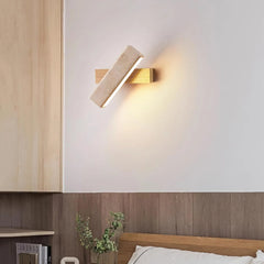 Rectangle Tonya Travertine Wall Lamp