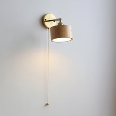 Rotatable Wooden Wall Lamp