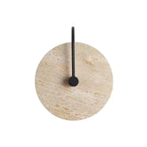 Round Travertine Wall Lamp