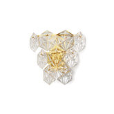 Snowflake Glass Wall Light