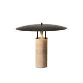 Travertine Luna Table Lamp