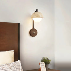 Travertine Wella Wall Lamp