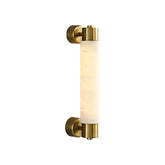 Tube Alabaster Cylinder Wall Lamp