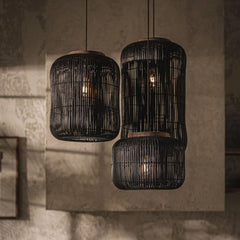 Barrel Hanging Lamp Charcoal
