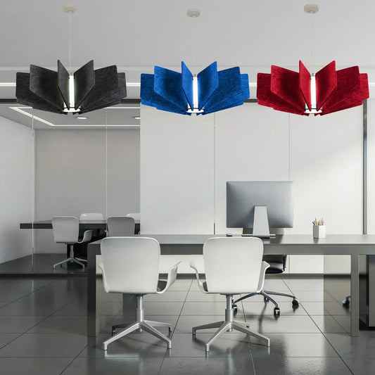 Is Office Noise Driving You Crazy? Discover Felt Acoustic Lighting for Quieter, Sleeker Workspaces