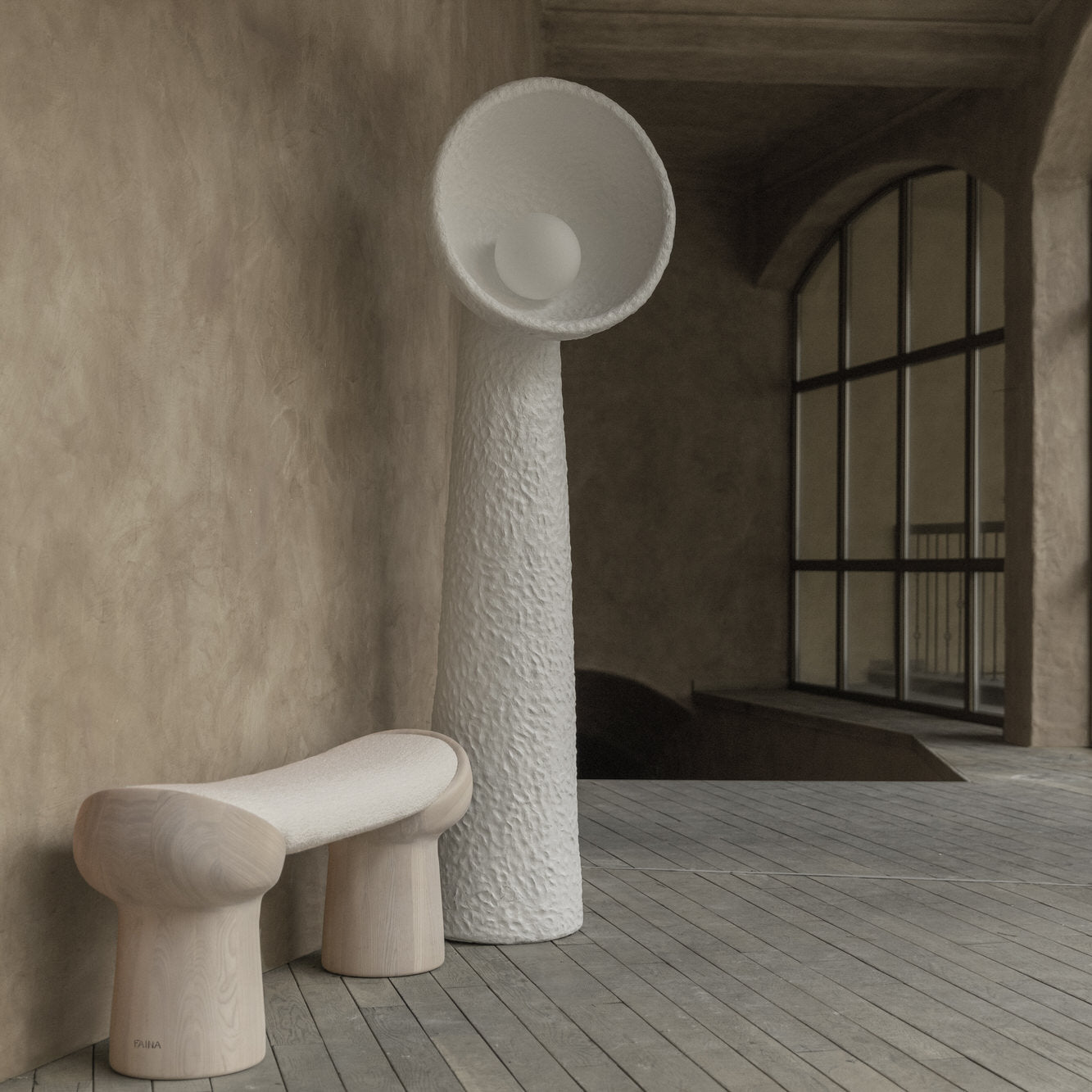 Echo Sculptural Floor Lamp