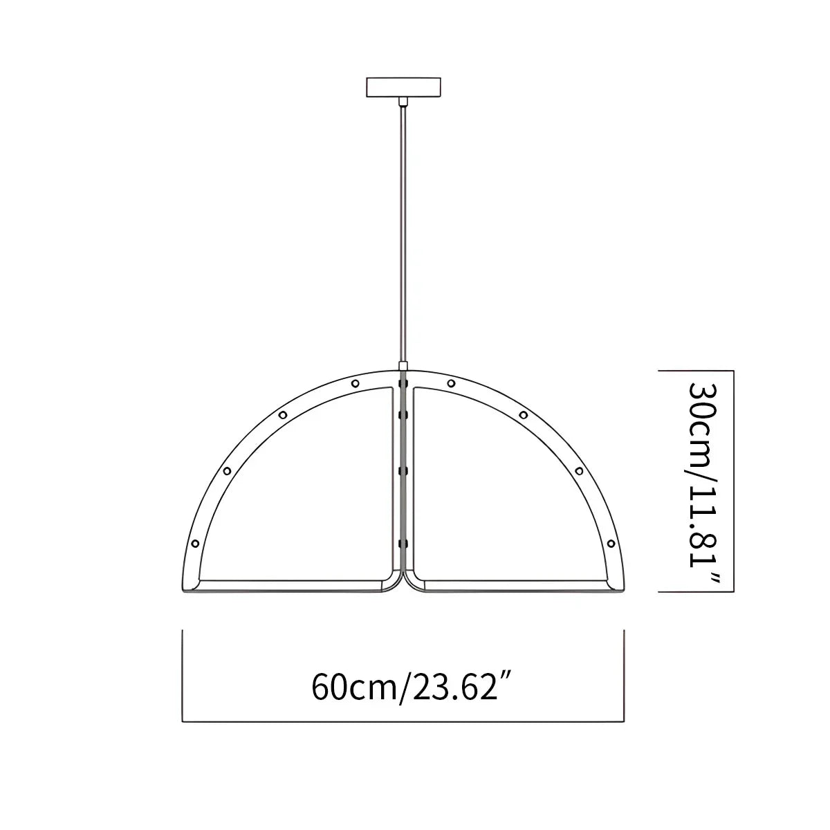 Nordic Simple Style Felt Pendant Light