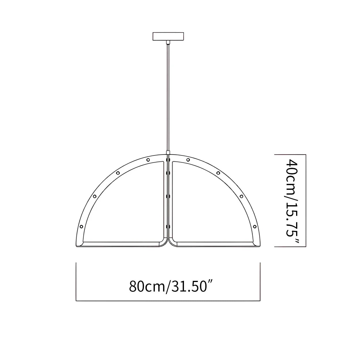 Nordic Simple Style Felt Pendant Light