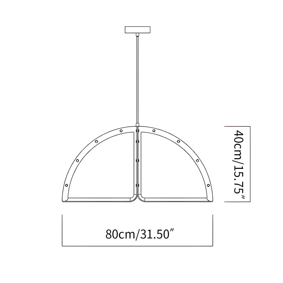 Nordic Simple Style Felt Pendant Light