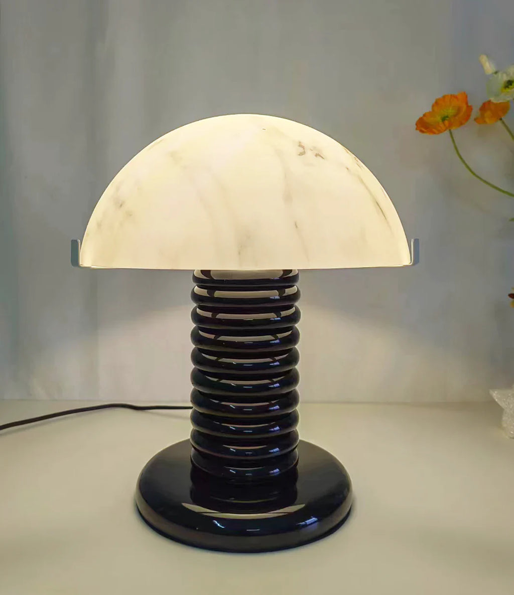 Alabaster Ben Swildens Modern Table Lamp