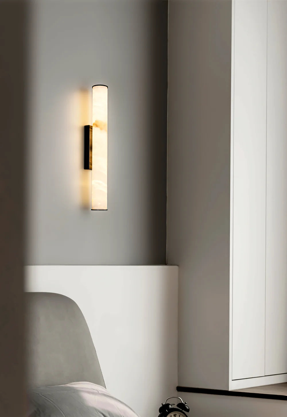 Alabaster Callisto Cylindrical Wall Lamp
